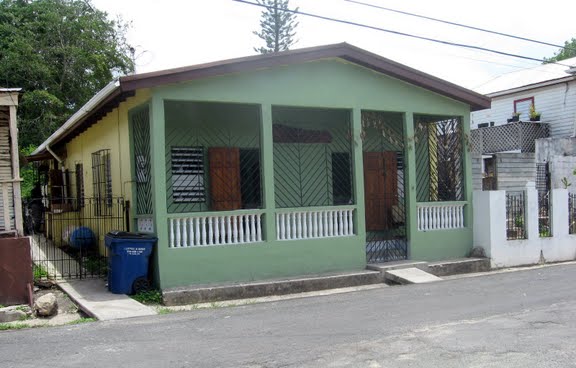 The Brother's Table house two blocks from the Fredericksted post office.
